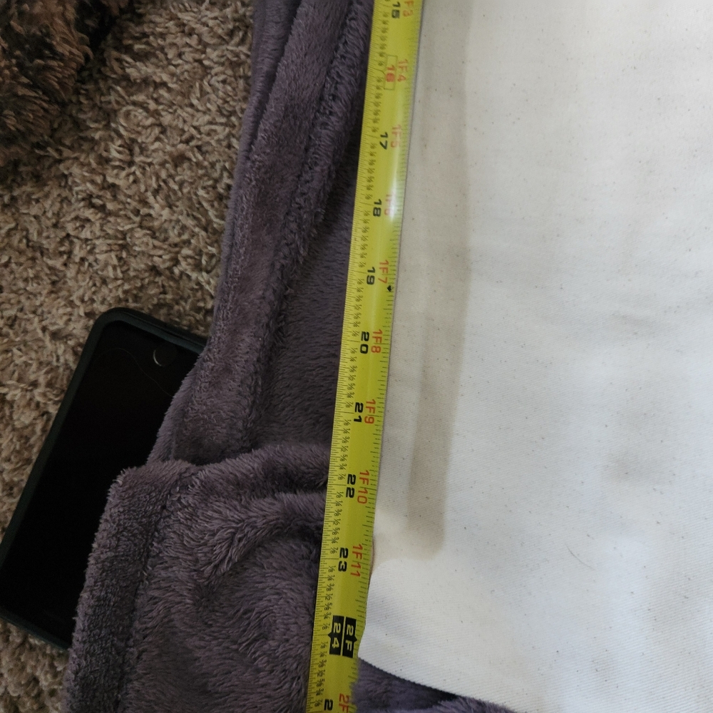 Coach White Canvas Dust Bag with Black Logo and Ribbon - Picture 4 of 4